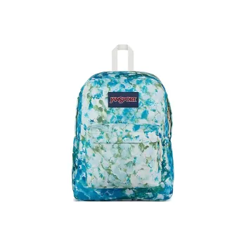 JanSport Recycled Polyester Backpack Unisex Dark Blue & White