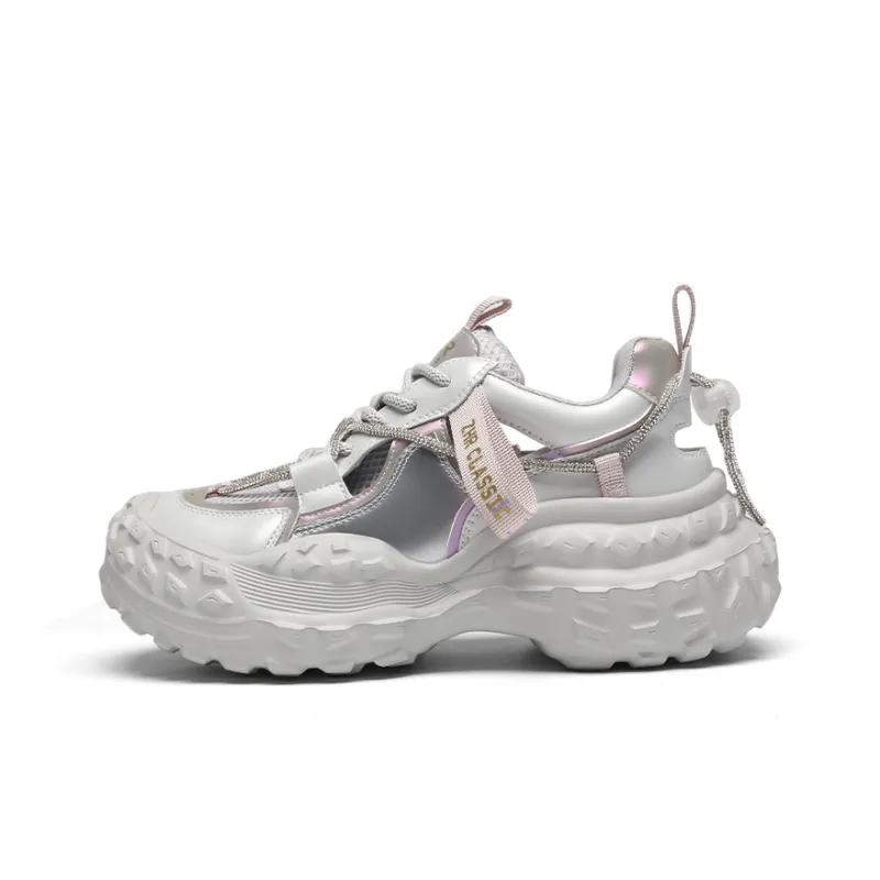 ZHR Lightweight Height Increasing Low-Top Chunky Sneakers Women's-1