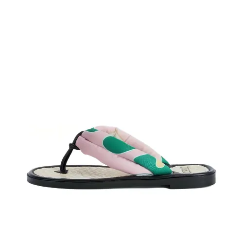 System Rubber Sole Flip Flops Men's Pink