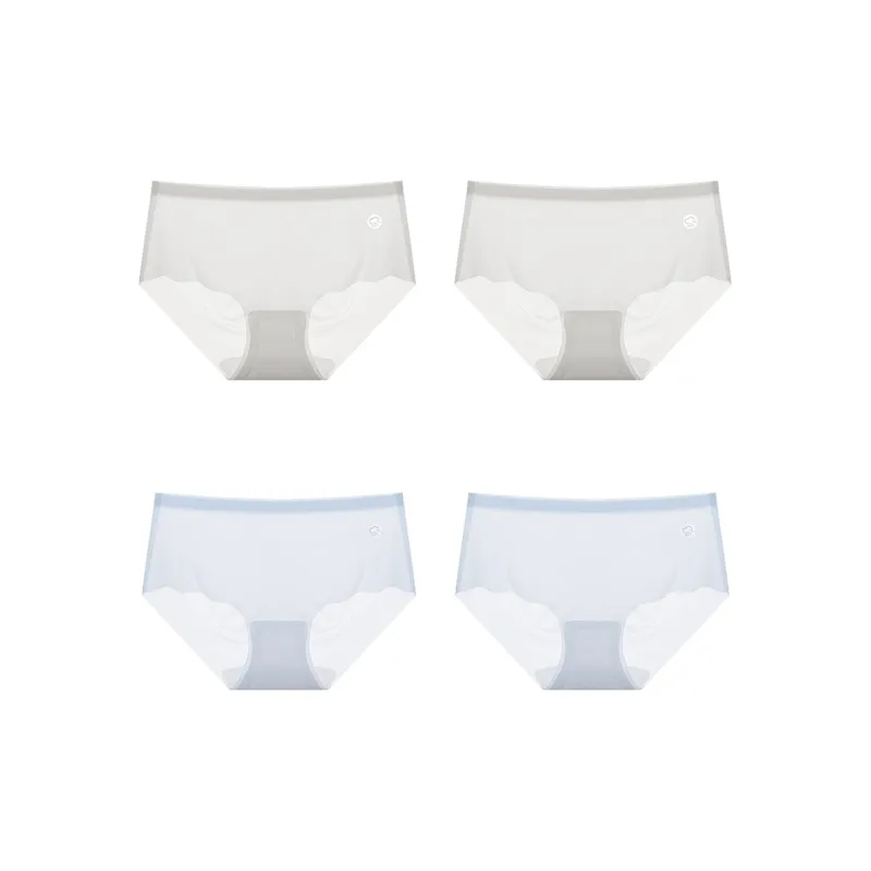 Flowers In Water Underpants Women's 4 Pack-20