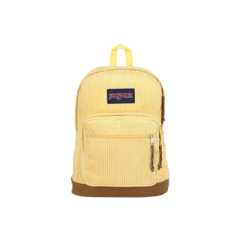 JanSport Cordura Fabric Bonded Suede Backpack Unisex Sun Flash Color