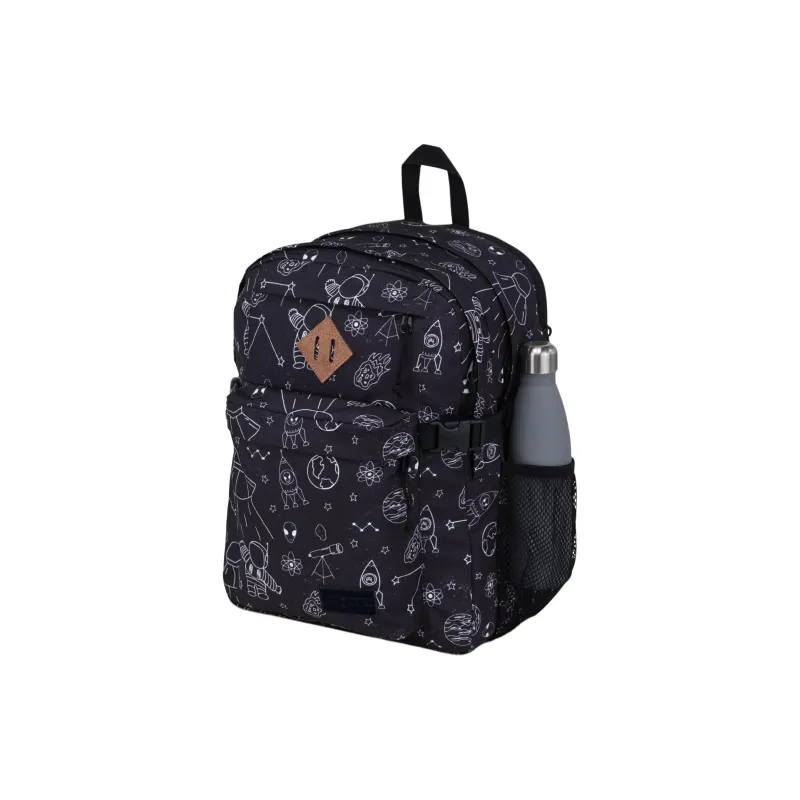 JanSport Recycled Polyester Backpack Unisex Universe Black-5