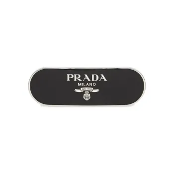PRADA Metal Hair Clips Women's Black