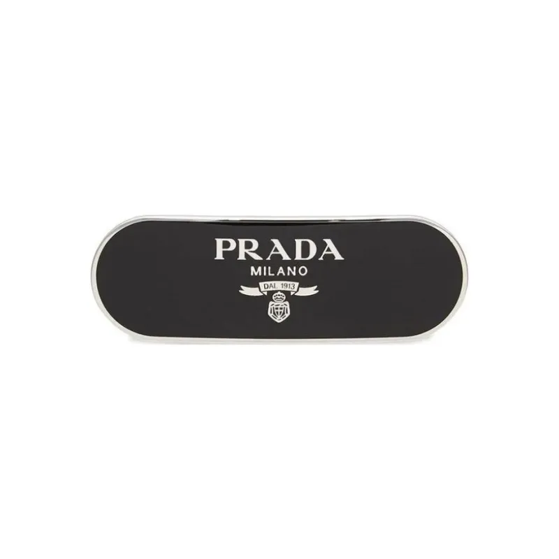 PRADA Metal Hair Clips Women's Black-0
