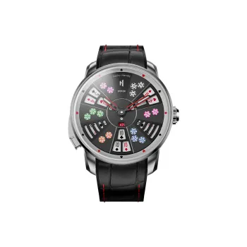 LUCKY HARVEY Player Series Mechanical Movement Rubber Strap Watch Men's Watches Black Dial