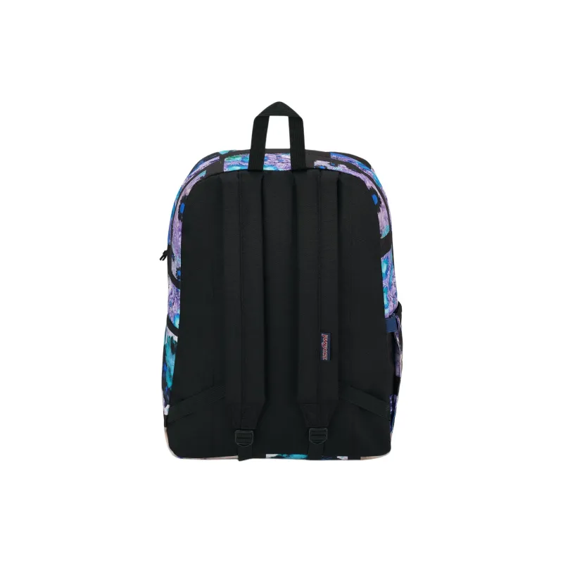 JanSport Recycled Polyester Backpack Medium Size Unisex Blue & Purple-2