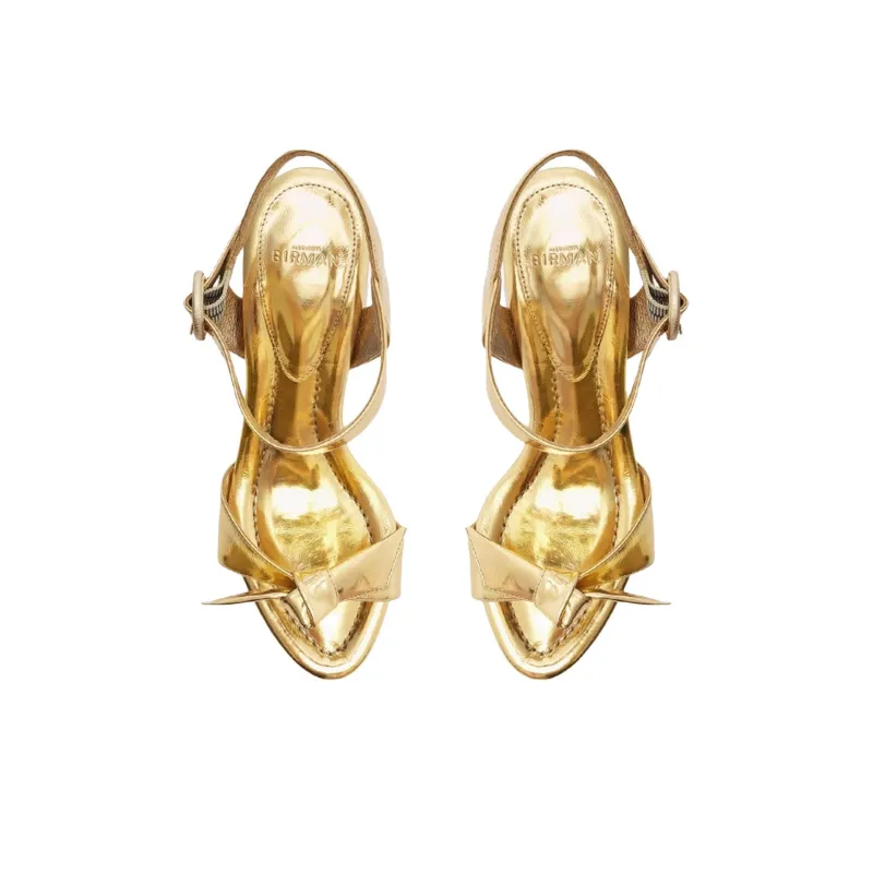 Alexandre Birman Clarita Strap Sandals 7.5cm Women's Gold-3