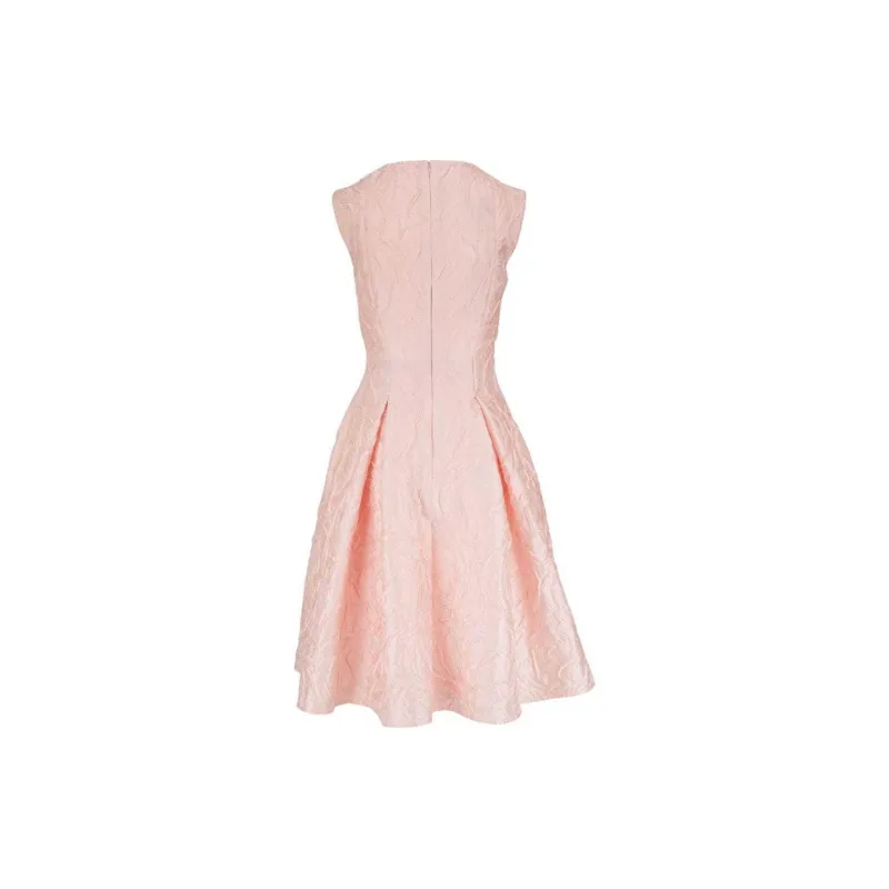 Talbot Runhof Jacquard A line Dress-1