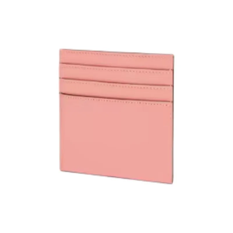 FENDI Calfskin Card Holder Women's Pink-2