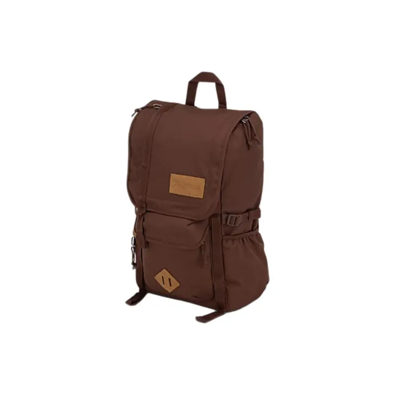 JanSport Recycled Polyester Backpack Regular Unisex Dark Brown-2