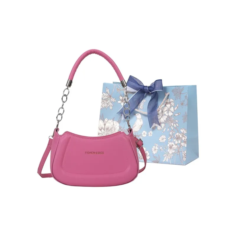 REDOO PU Shoulder Bag Regular Women's Silver/Avocado/Pink/Gold/Green-9