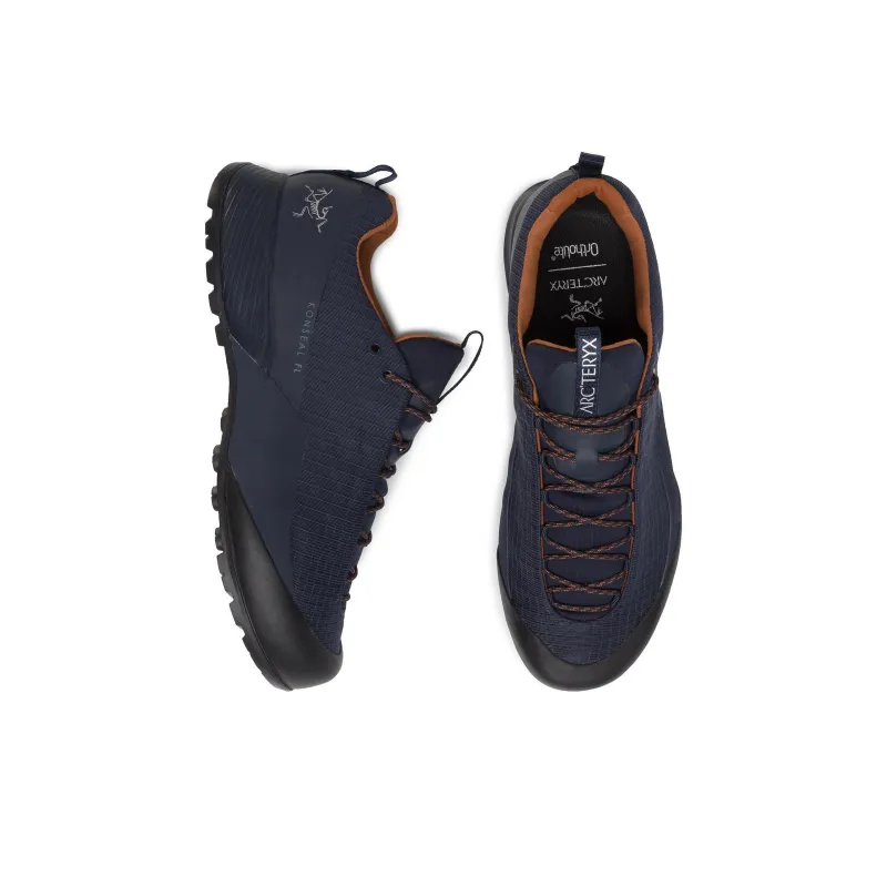 Arcteryx Konseal FL Cushioned Slip-Resistant Abrasion-Resistant Low-Top Trekking Shoes Men's Dark Blue-3