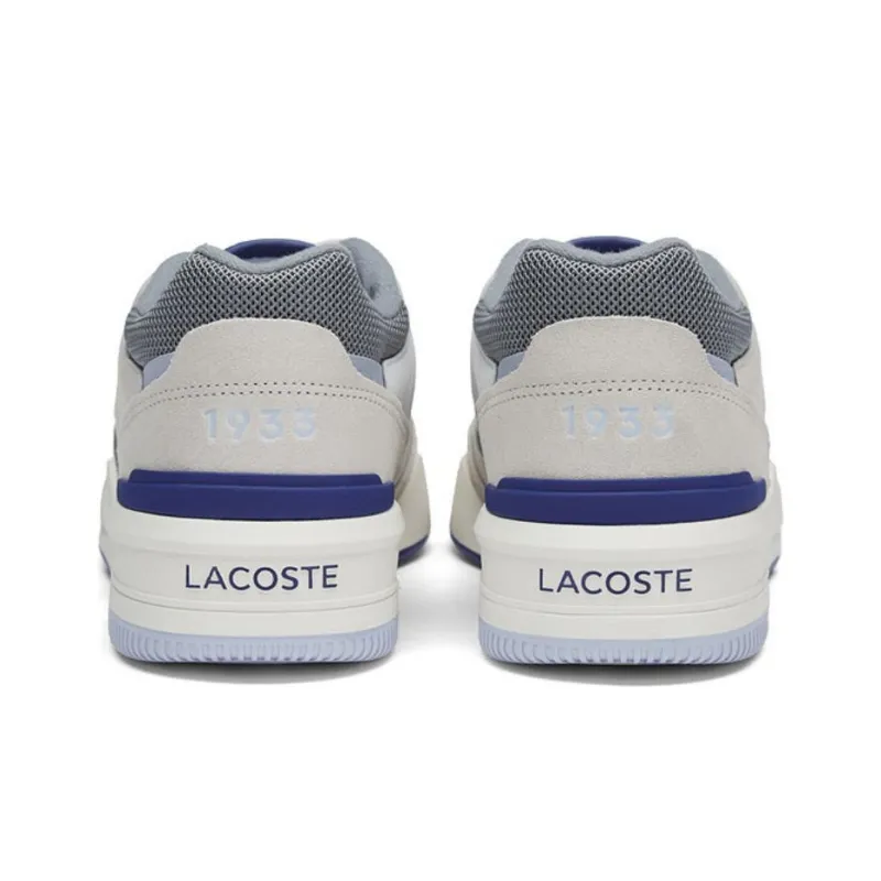 LACOSTE Low Top Skateboard Shoes Men's White-3