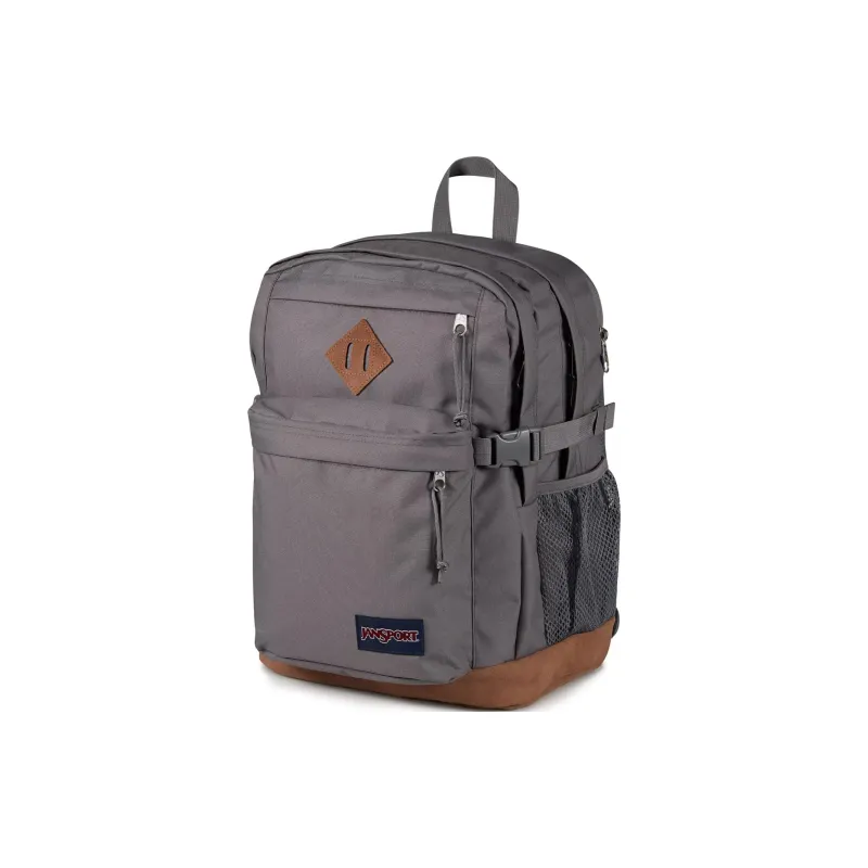 JanSport Polyester Backpack Unisex Graphite Gray-1