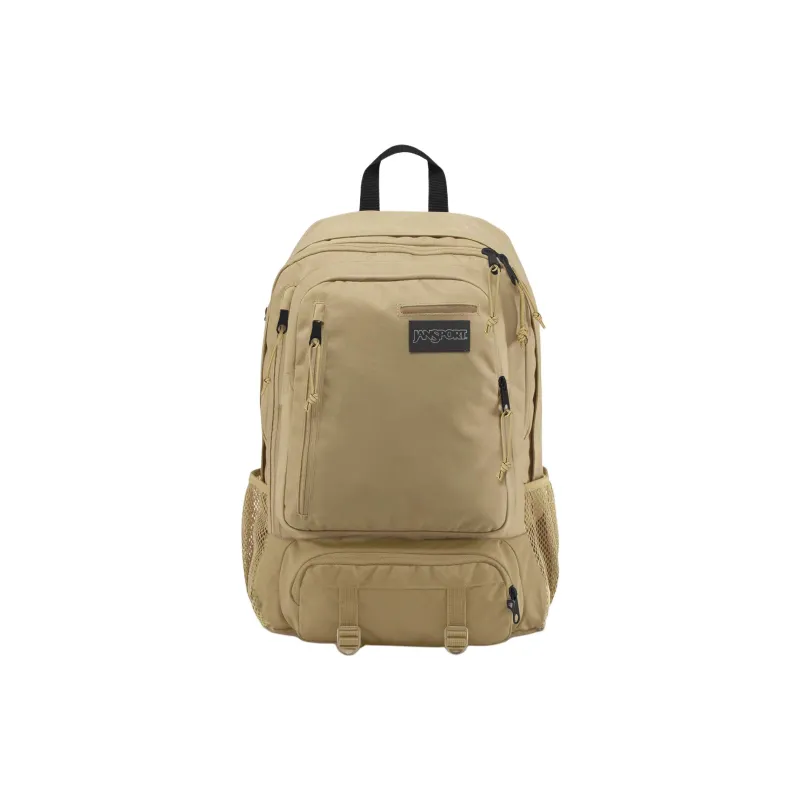 JanSport Recycled Polyester Backpack Unisex Dark Brown-0