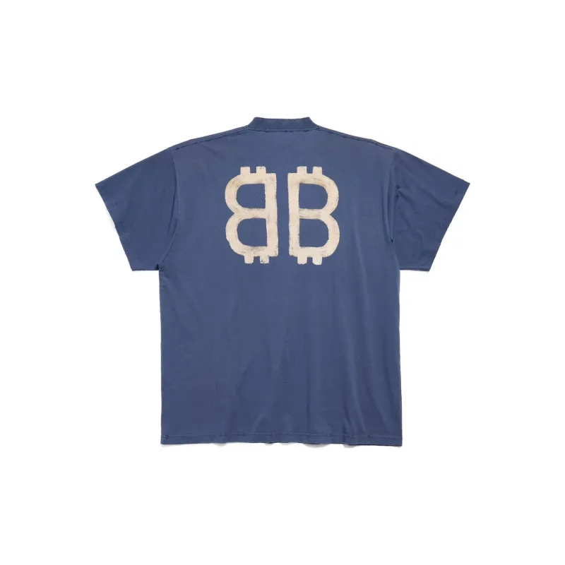 Balenciaga Logo Printed T Shirt-1