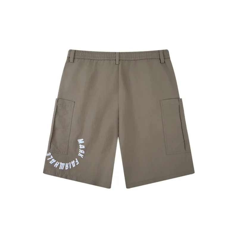 FAIRWHALE Cargo Shorts Unisex Dark Army Green-1