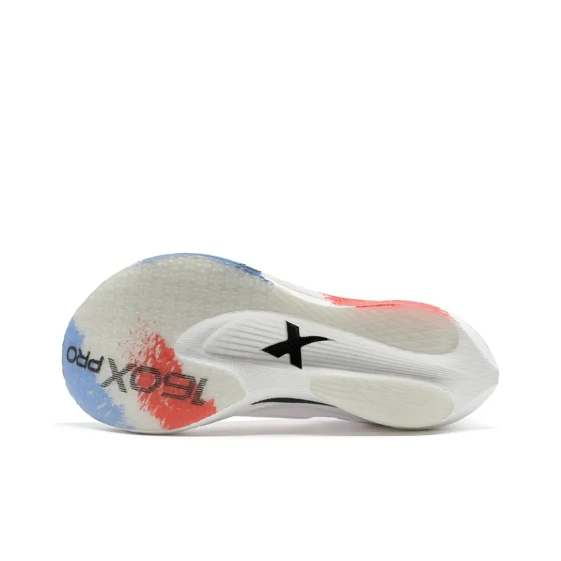 XTEP 160X 5.0 PRO Running Shoes Women's Low Top New White/Sky Blue/Laser Red-6