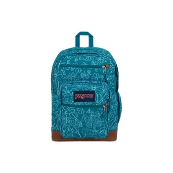 JanSport Recycled Polyester Backpack Unisex Blue Daisy