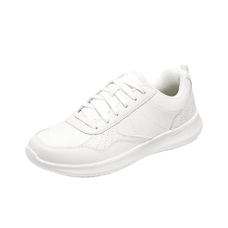 Skechers Go Walk Steady Anti Slip Wear Resistant Low Top Skateboard Shoes Men's White-2