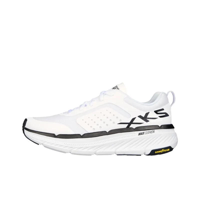 Skechers Max Cushioning Abrasion Resistant Rebound Low Top Casual Shoes Men's White-0