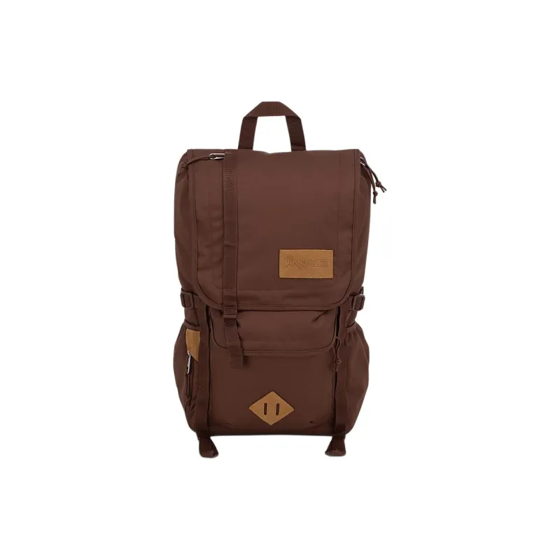 JanSport Recycled Polyester Backpack Regular Unisex Dark Brown-0