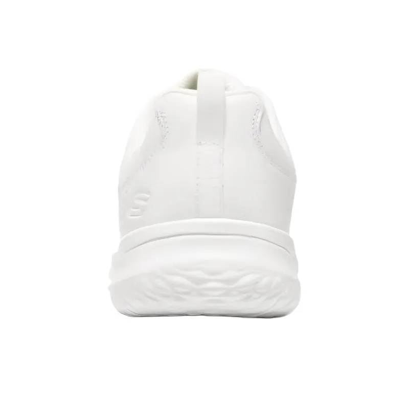 Skechers Go Walk Steady Anti Slip Wear Resistant Low Top Skateboard Shoes Men's White-3