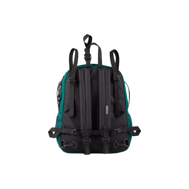 JanSport Recycled Polyester Backpack Unisex Deep Pine-4