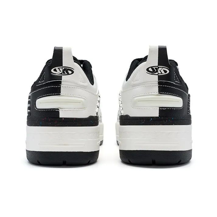 XTEP Wear Resistant Low Top Basketball Shoes Men's Black/Sail White-3