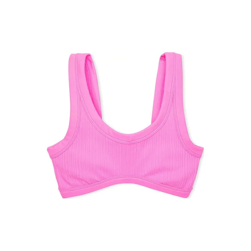 Victoria's Secret PINK THE WAVE SOFT SEAMLESS SPORTS BRA/Lola Pink Bra Women's Laura Pink-0
