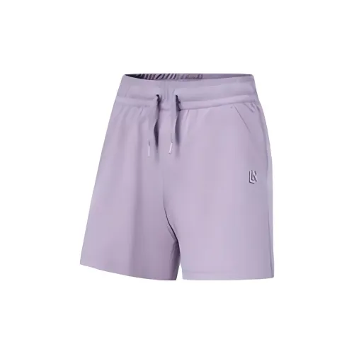 LINING Fitness Series Sports Shorts Women's Screw Pine Purple