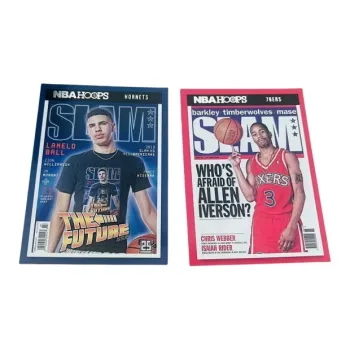 PANINI 21 22 Ball Iverson Magazine Special Card Basketball Star Card Product Access Sports Cards 2 Pcs