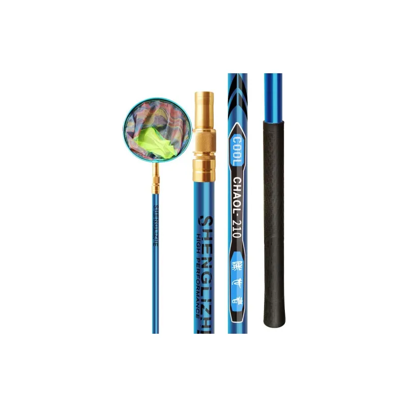 Wind Seals Fishing Net Pole Carbon Fiber 2.1 Meters/2.4 Meters/2.7 Meters/3.0 Meters-4
