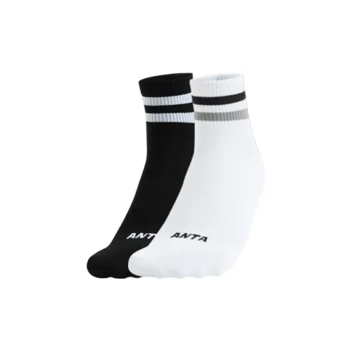 Anta Life Collection Mid-Calf Socks Unisex 2 Pack