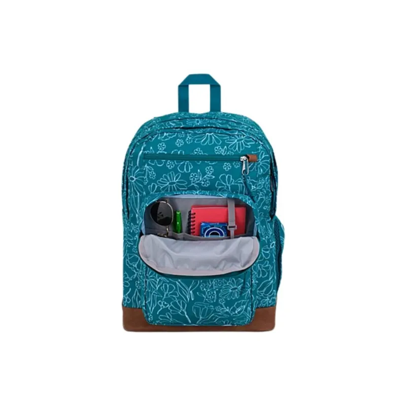 JanSport Recycled Polyester Backpack Unisex Blue Daisy-5