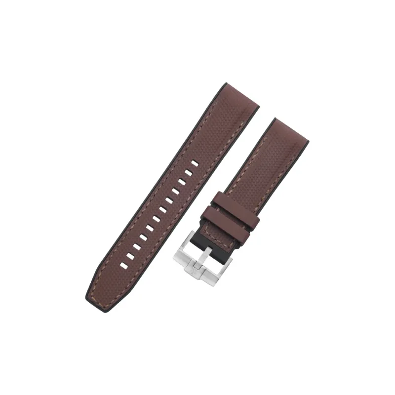 VAGENARI Rubber Strap Compatibility For OMEGA Seamaster 300 Diver Chronograph 44mm Watch Band Unisex-3