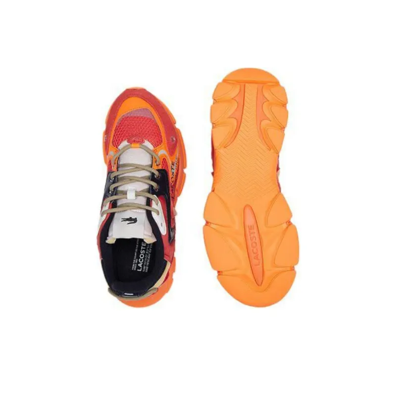 LACOSTE Low Top Casual Shoes Men's Orange-4