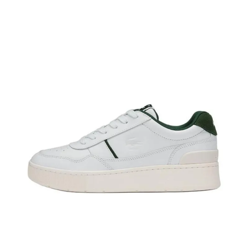 LACOSTE Low Top Skateboard Shoes Men's White-0