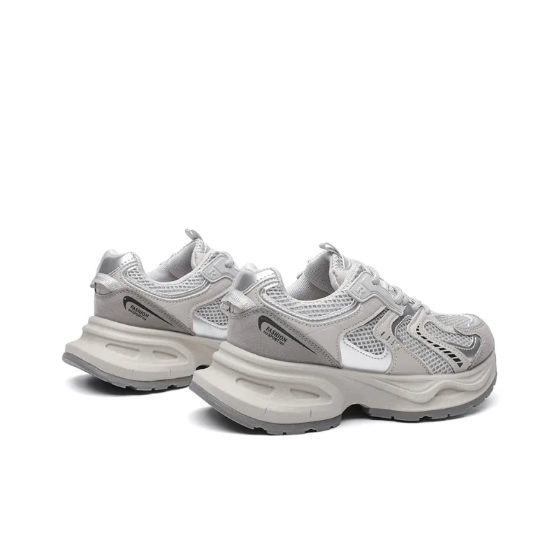 ABIDJAN Breathable Lightweight Low Top Chunky Sneakers Women's-4