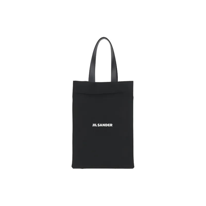 JIL SANDER Logo Printed Large Flat Shopper Bag-0