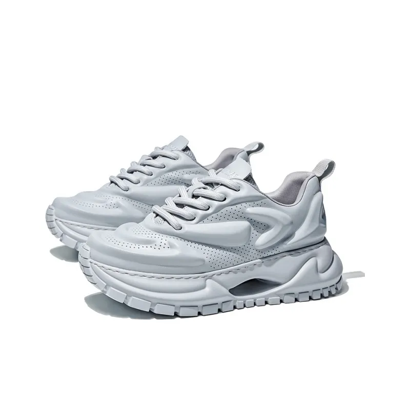 MOERBAI Breathable Lightweight Height Increasing Low-Top Casual Shoes Men's-2