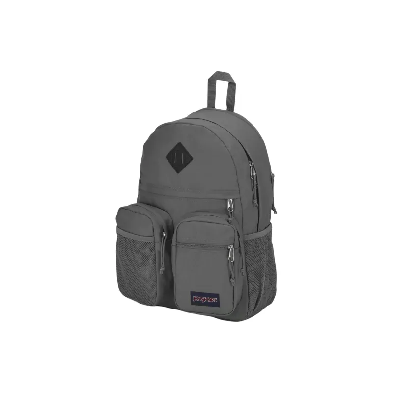 JanSport Polyester Backpack Unisex Graphite Gray-1