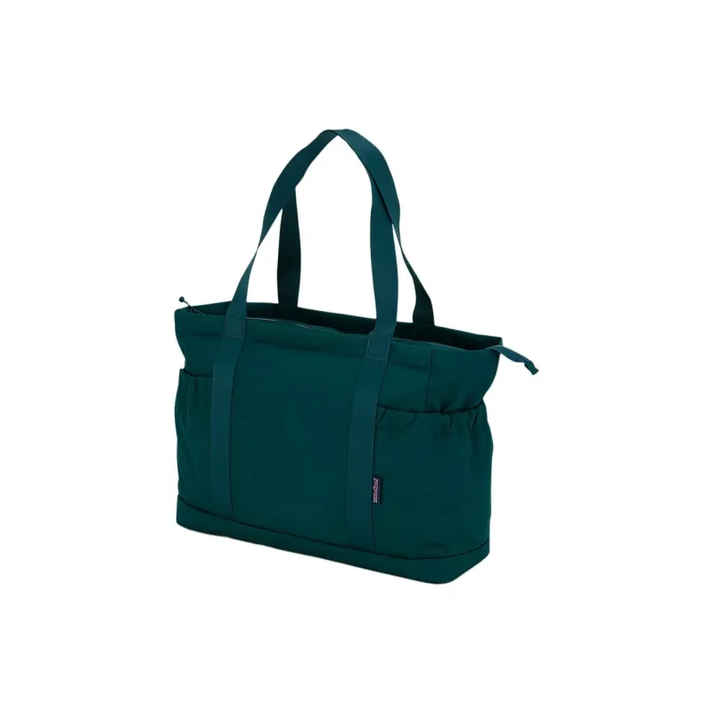 JanSport Recycled Polyester Tote Bag Shopping Bag Handbag Large Size Women's Deep Pine-2