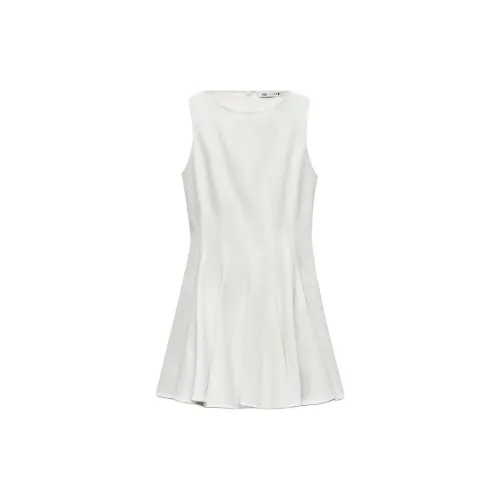 ZARA Sleeveless Dresses Women's White