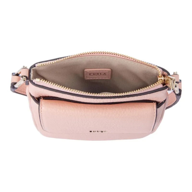 Furla Leather Crossbody Bag Shoulder Bag Women's Pink-3