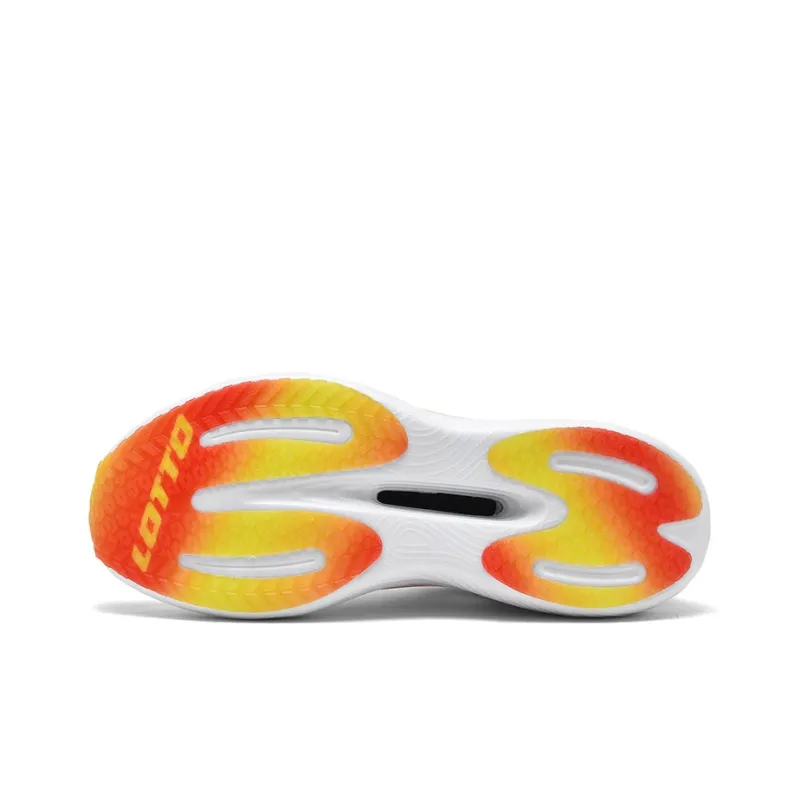LOTTO Windchill Collection Running Shoes Men Low Top White/Orange-4