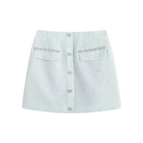 Famanxuan Casual Short Skirts Women's Mint Mambo