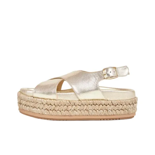 Paloma Barceló One Strap Sandals 4cm Women's Champagne Gold