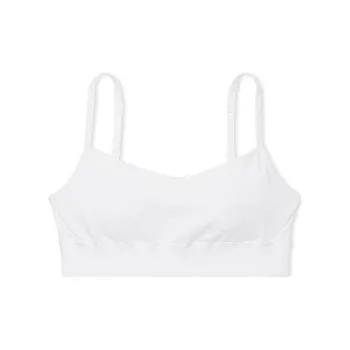 Victoria's Secret PINK ULTIMATE SCOOP SPORTS BRA/Optic White Bra Women's Optical White