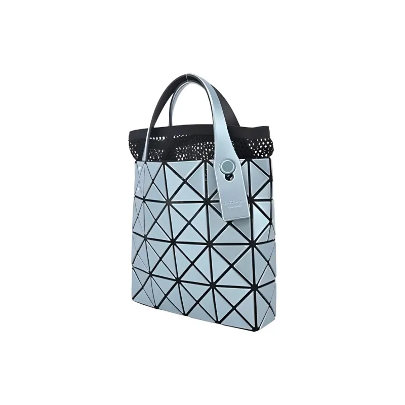 ISSEY MIYAKE Lucent Boxy Polyvinyl Chloride Resin Tote Bag Shopping Bag Handbag Mini Unisex Bright Blue-4